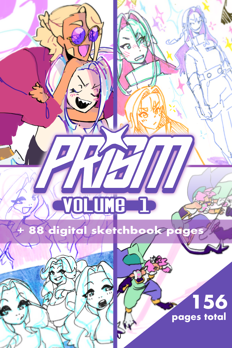 PDF: PRISM Vol. 1 + Digital Sketchbook — ActuallyRea Merch